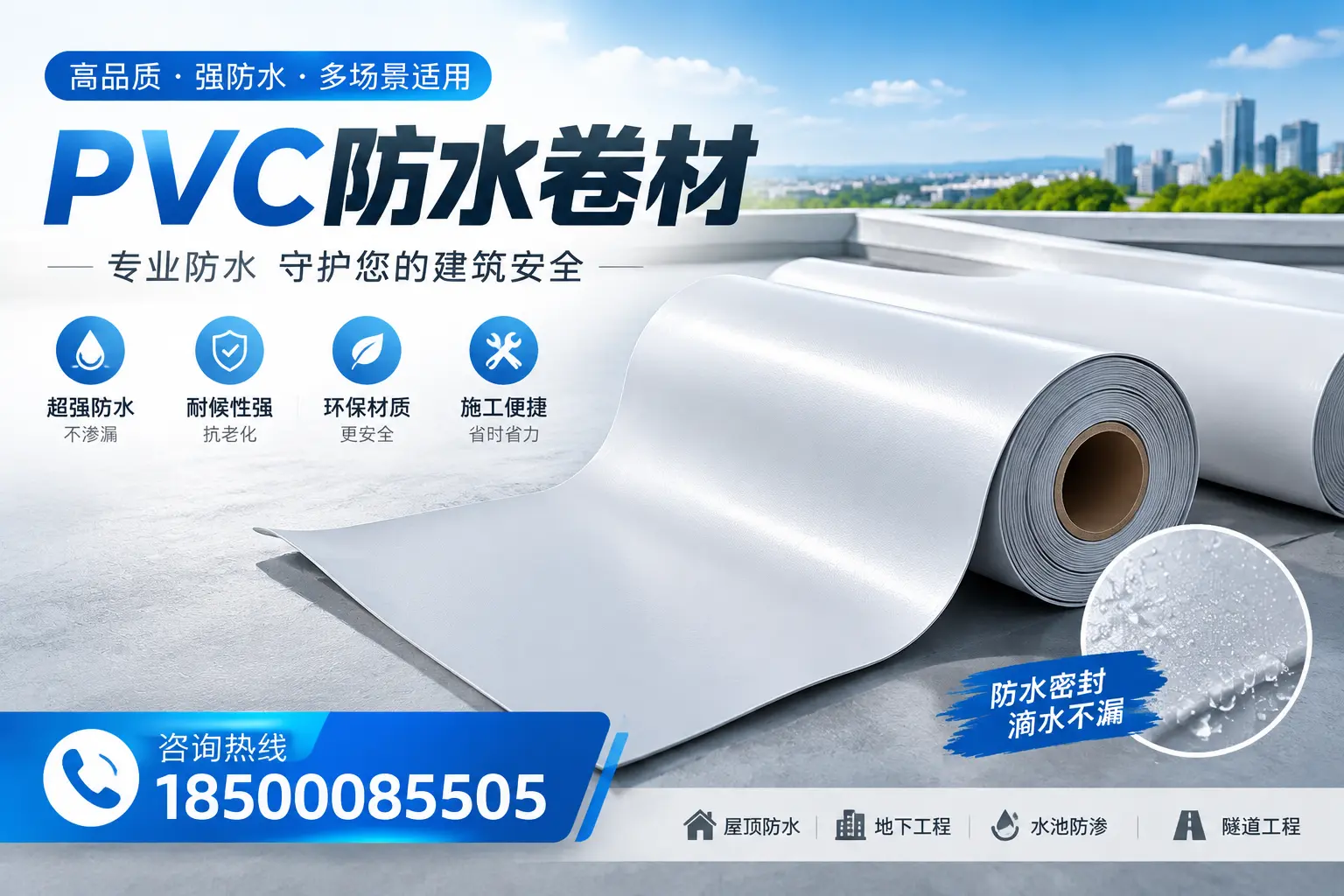 PVC防水卷材的市场竞争分析，大兴安岭品牌选择参考